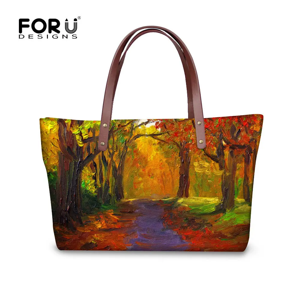 FORUDESIGNS Bolsas Feminina женская сумка 3D цветок женская сумка через плечо большая верхняя часть одежды для путешествий с ручкой сумка для девочки - Цвет: C0151AL