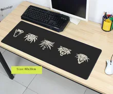 Mairuige Rubber Anti-slip Mice Mat DIY Design Pattern Computer Large Overlock Mousepad Gaming The Witcher 3 Wild Hunt Mouse Pad