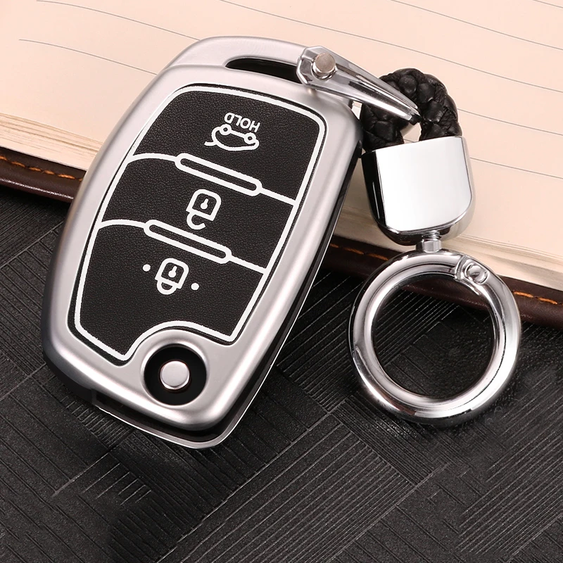 

Zinc alloy+Luminous Car Remote Key Case Cover For Hyundai Tucson Creta ix25 i10 i20 i30 Verna Mistra Elantra 2015 2016 2017 2018