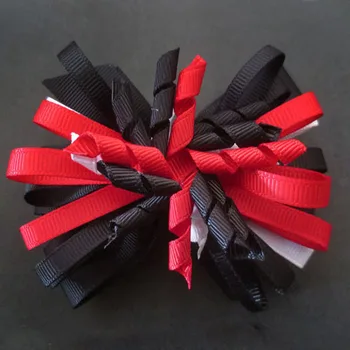 

6 PCS FASHION BLESSING Happy Girl Boutique 4" Peacock Hair Bows Clip