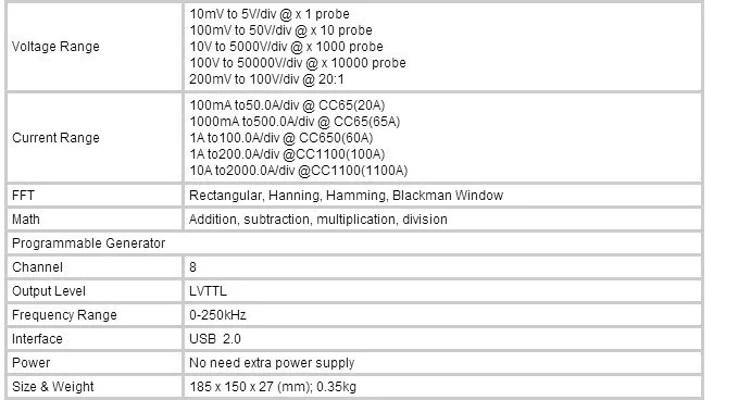 Hantek 1008C 8CH 12 бит PC USB Автоматический прицел/DAQ/8CH Программируемый генератор osciloscopio Hantek1008 для автомобиля диагностический инструмент