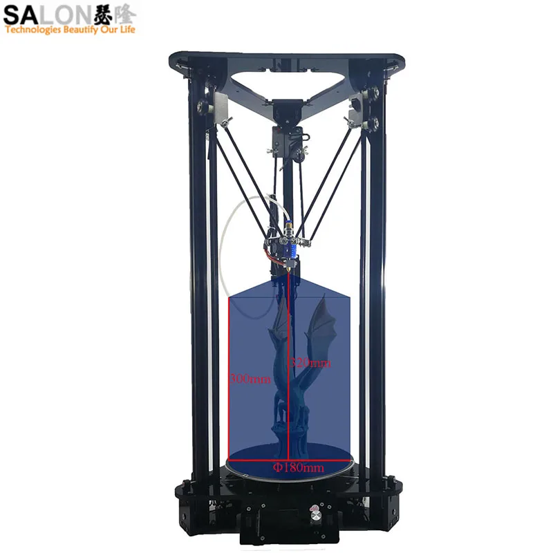 

LCD Color Screen Pulley 3D Printer with 1000W Laser Engraving and 1KG White PLA /ABS Auto Change Material Intelligent Leveling