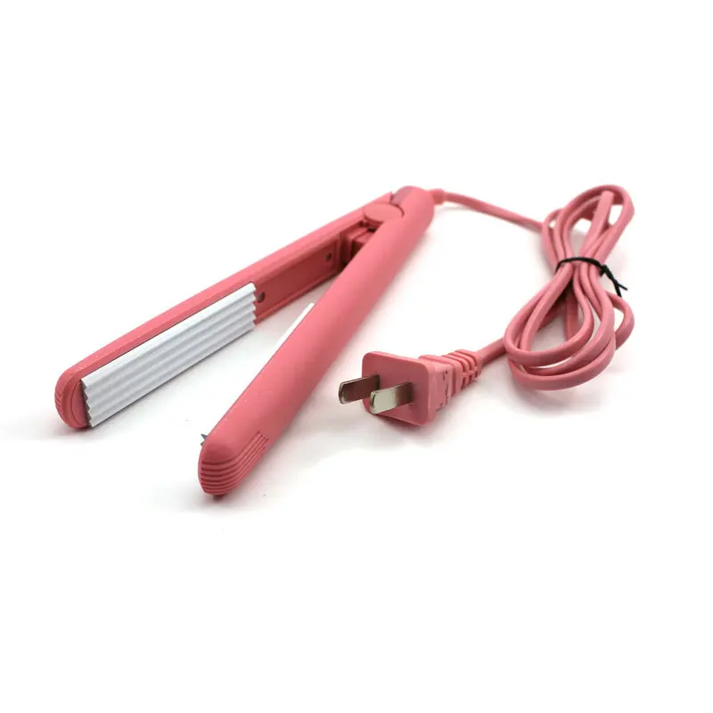 US Plug Mini Ceramic Electronic Hair Make Curling Iron Perm Splint