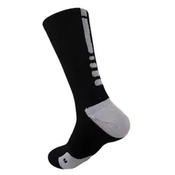 Для мужчин хлопок пота Противоскользящие Мягкая Экипаж-Спортивная dri-Fit Футбол Баскетбол Спортивные носки Новые