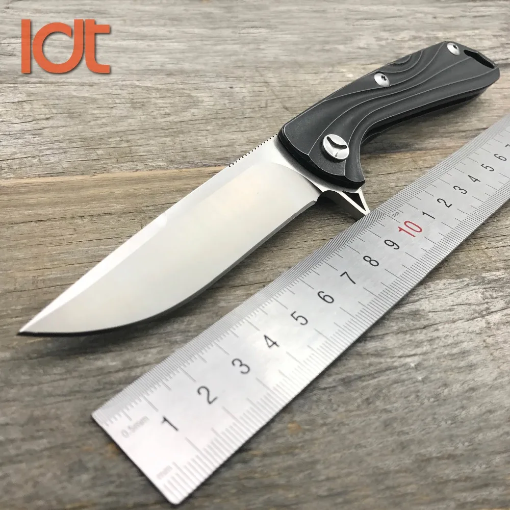 LDT Mad Flow Ceramic Ball Bearing Folding Knife D2 Blade Titanium Handle Tactical Knives Outdoor Survival Pocket Knife EDC Tools цена LDT Mad Flow Ceramic Ball Bearing Folding Knife D2 Blade Titanium Handle Tactical Knives Outdoor Survival Pocket Knife EDC Tools цены онлайн