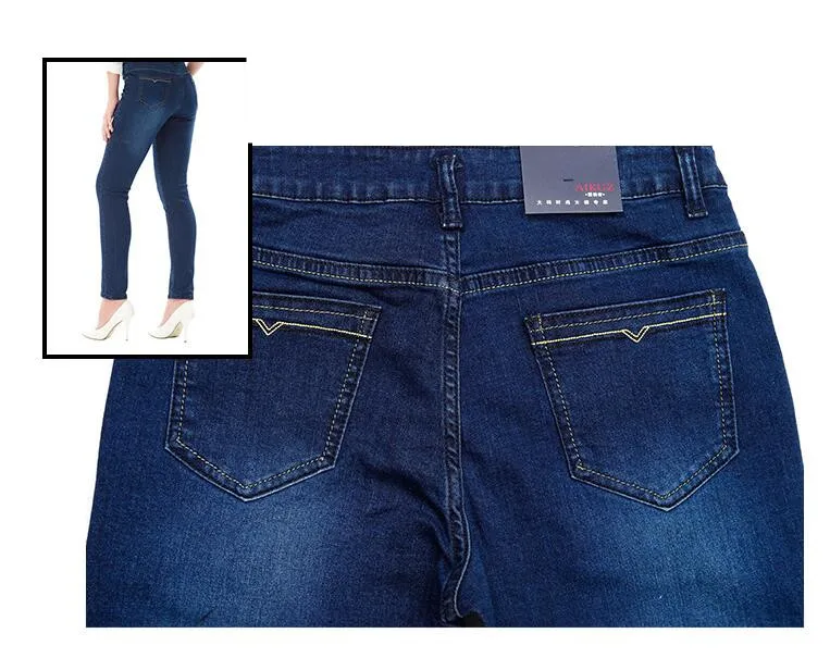 Pantalon Femme обтягивающий большого размера джинсы для женщин рваные брюки женские брюки джинсы с высокой талией femme Джинсы бойфренда для женщин