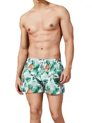 Для мужчин с принтом фруктов карманы пляжные шорты Лето Тропический стиль сексуальные пляжные шорты уютный спортивные 2019 новая