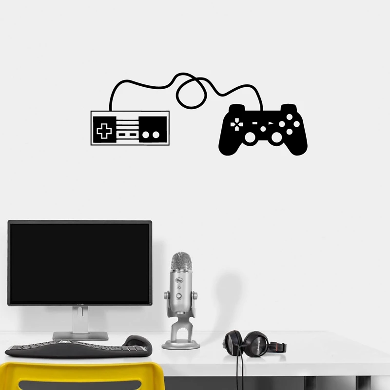 Game Controller Vinyl Stickers Games Room Decor
