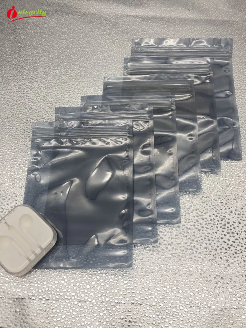 

8*12cm DHL Anti Static Shielding Bags ESD Anti-Static Package Bag Zip Lock Resealable Waterproof Antistatic Packing Bag 3000pcs