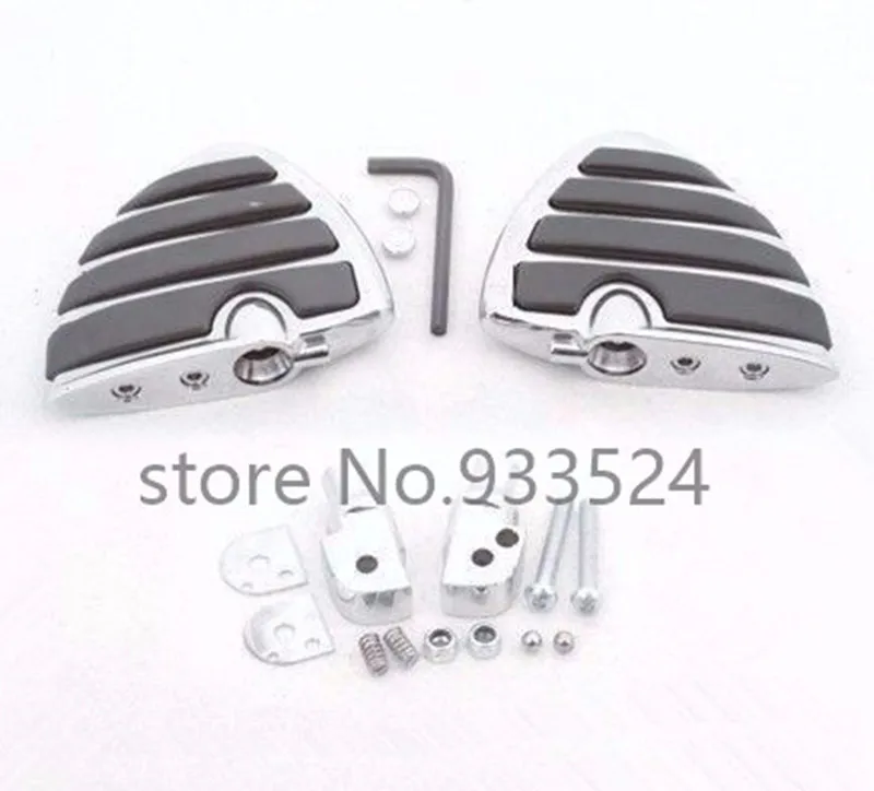 Motorcycle Serrated Foot Pegs Rest For Harley Dyna Electra Glide Fatboy Road King Softail Touring Custom | Автомобили и мотоциклы