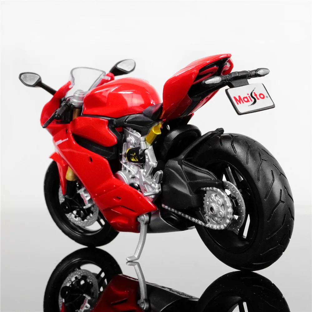 Литой металлический бак DUCATI 1199 масштаб 1:12 гоночный мотоцикл мини модели