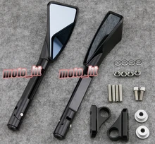 1 SET Aluminum CNC L&R Rear Side Mirrors For YAMAHA YZF R1 2002-2008 & 2003-2007 YZF R6 Black