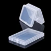 Rectangular Plastic Transparent Clear Storage Box Collection Container Organizer 9.4*7*0.7CM ► Photo 2/6