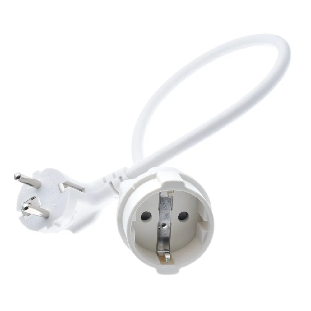 Power extension cord,Euro Schuko CEE lengthen Power cables,CEE7/7 Plug to CEE7/3 Outlet Socket