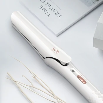 

Korean Style Miniature Curlers Large Roll Straight Hair Splint Straight Hair Curls Two In One Pearl White Hair Straightener