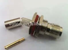 

TNC female connector b-h straight for lmr240 cable Pressure welding