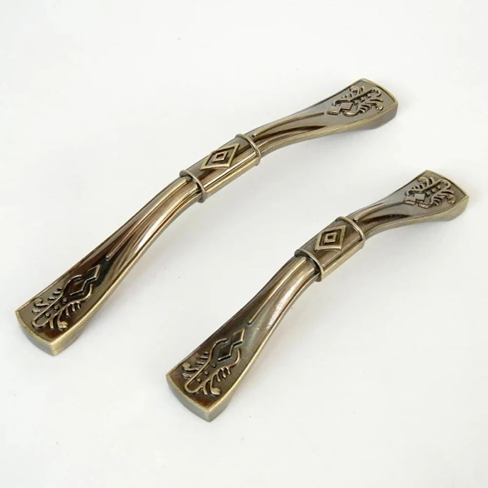 96mm vintage Kitchen Handles3.8"K gold Wine Pulls