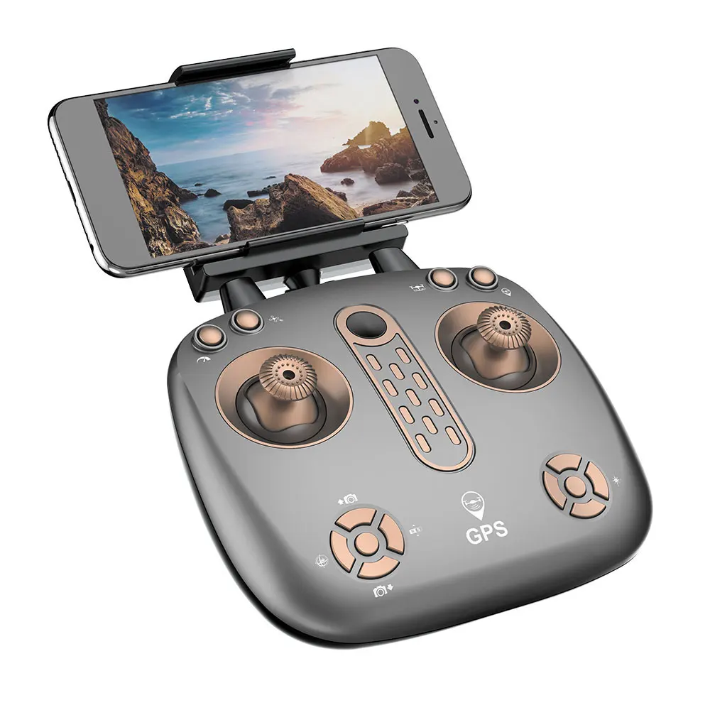 Cewaal 2 4 Ghz GPS удержание высоты 4CH 6 осевой гироскоп 4K RC Дрон с одной кнопкой снять