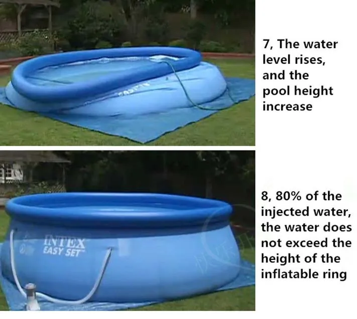 Kingtoy Maison Ou Jardin Grande Piscine Deau Grande Piscine