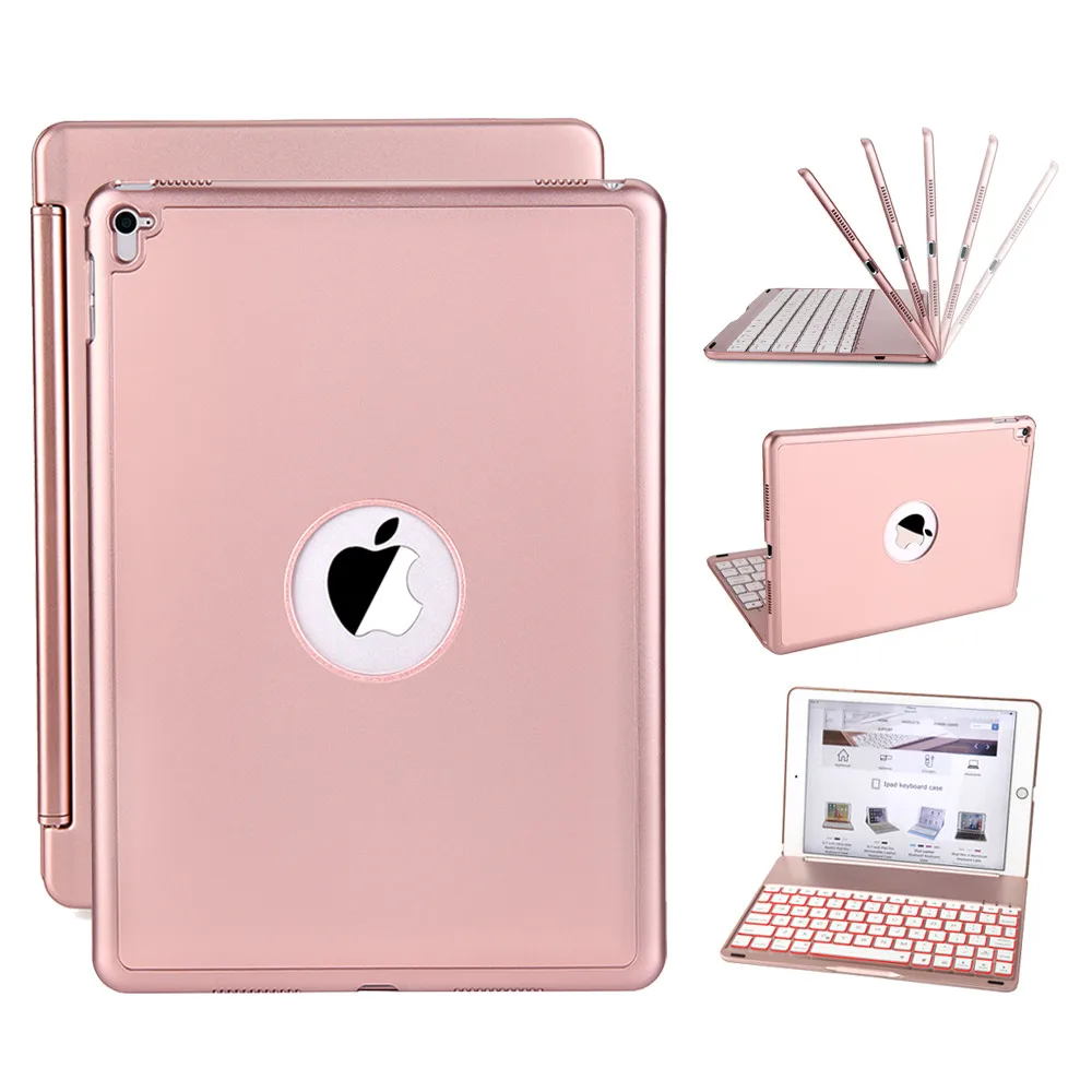 Buy For iPad Pro 9.7 Slim ClamShell Smart 7 Colors LED Backlit Backlight