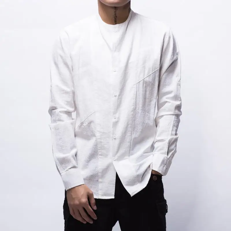 Рубашка с закатанными рукавами мужская. Reclaimed vintage inspired. Летняя мужская одежда. Свободная рубашка мужская. Красивая мужская одежда.