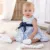 Vestido infantil de menina Vestido Da Menina Do Bebê vestido Xadrez Azul com arco Bebe Infantil 0-2 T bebê Recém-nascido sem mangas Verão vestidos de colete