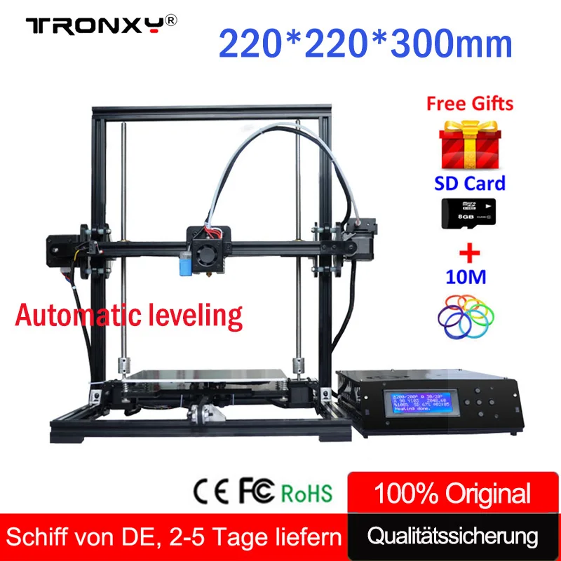 

High Precision Tronxy 3D Printer Kit Reprap i3 Kit DIY Kit Printer 3D Self Assembly MK3 Extruder Nozzle Auto leveling 3D Printer