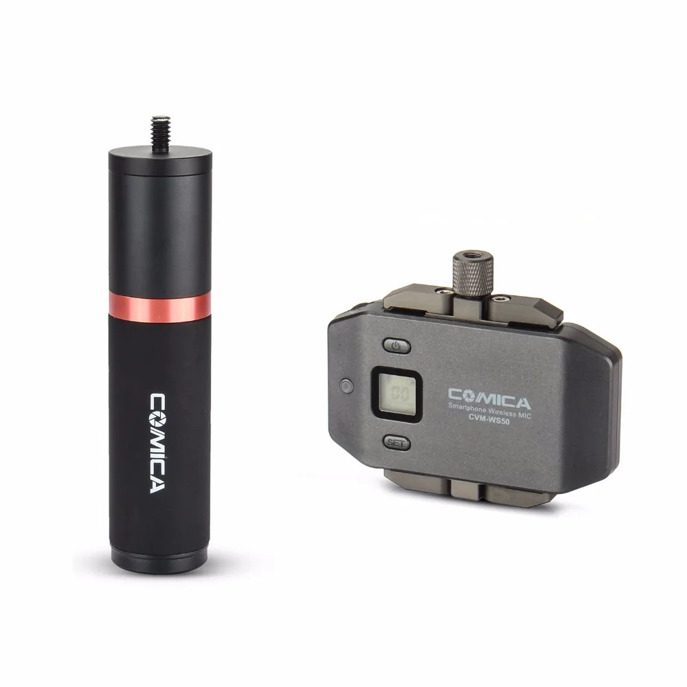 productimage-picture-comica-cvm-ws50-b-professional-wireless-lavalier-microphone-uhf-6-channel-with-handle-grip-for-camera-dslr-smartphone-iphone-x-8-8-plus-7-7p-99730