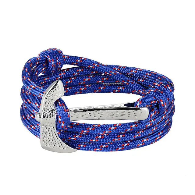 Hot Fashion Jewelry Multilayer Risers Scrub Black Alloy Anchor Hot Fashion Jewelry Multilayer Risers Scrub Black Alloy Anchor Bracelet Men Leather For Women Friendship