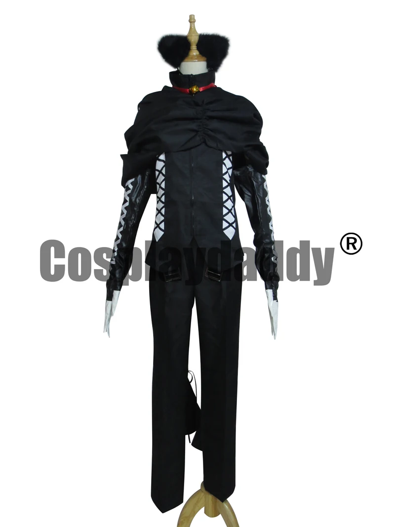 

Pandora Hearts Cheshire Halloween Black Suit Set Cosplay Costume