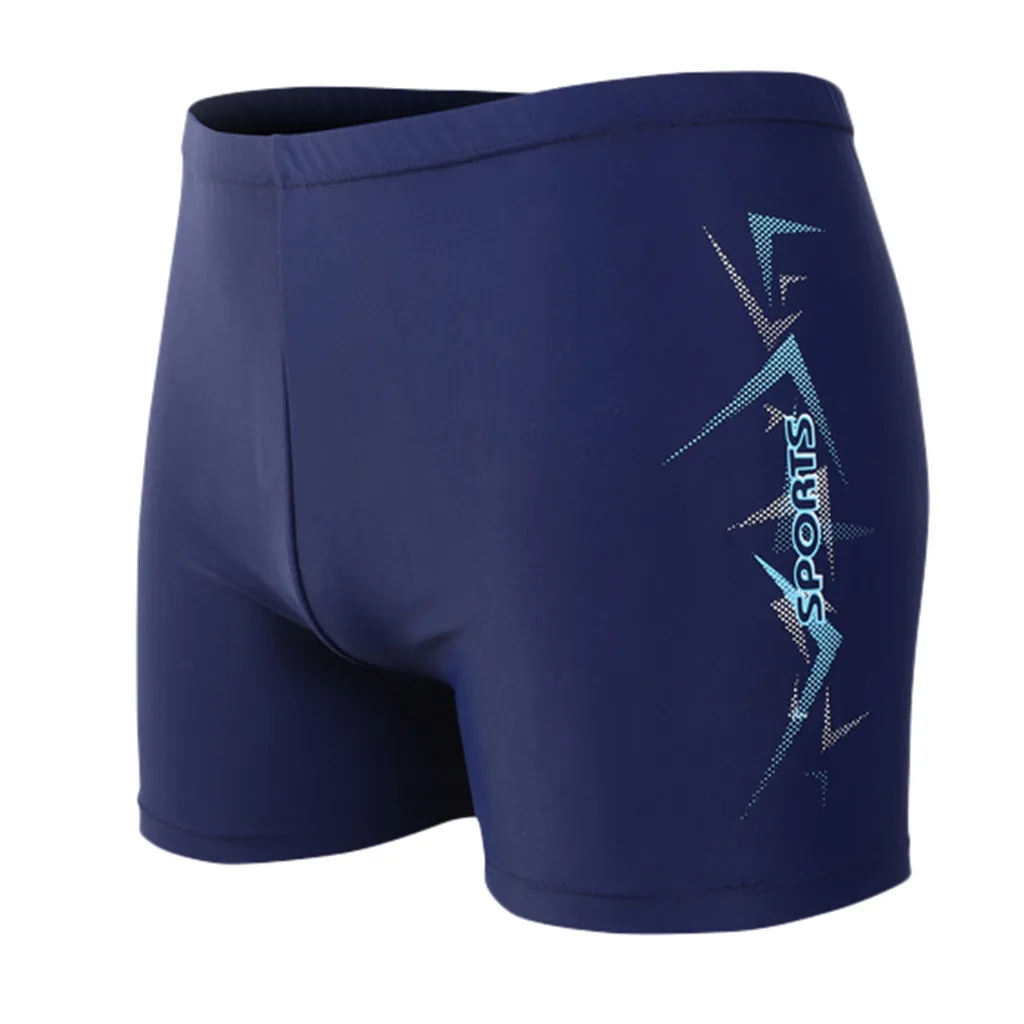 

Men's Printing Sexy Nylon Breathable Built-In Beam Line Briefs Swimming Trunks Fashion men's flat-angle swimming Pants A30415