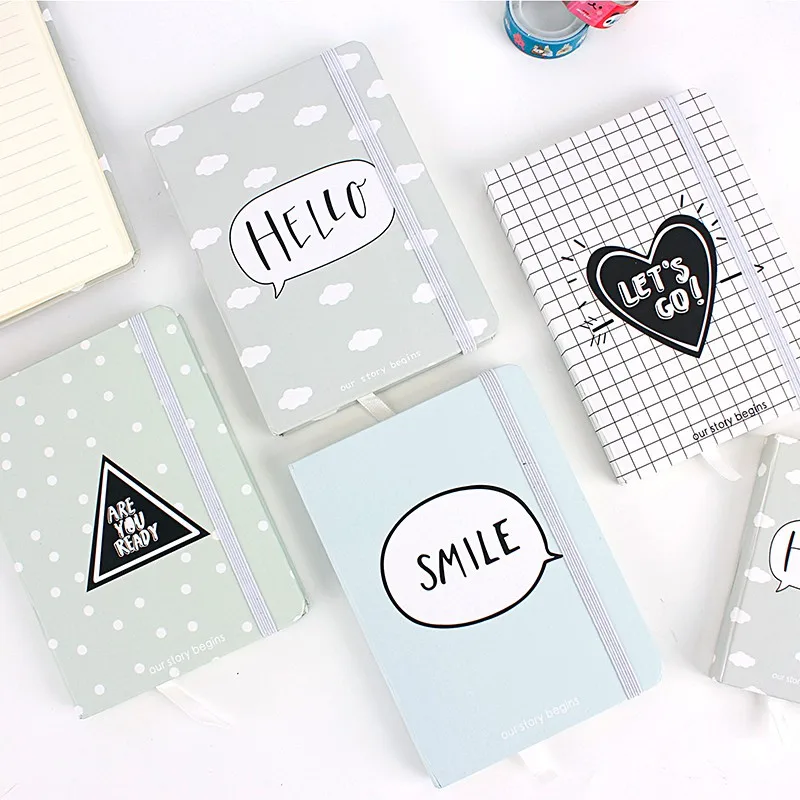 

A6 Notebook Diary Planner Bullet Journal Agenda School Office Writing Pads Kawaii Sketchbook Study Stationery Lovely Notepad