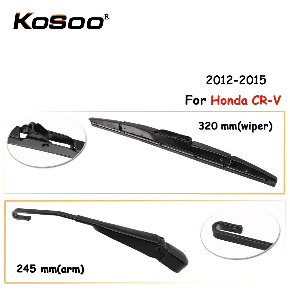 Buy KOSOO Auto Rear Window Windshield Wiper Blades Arm