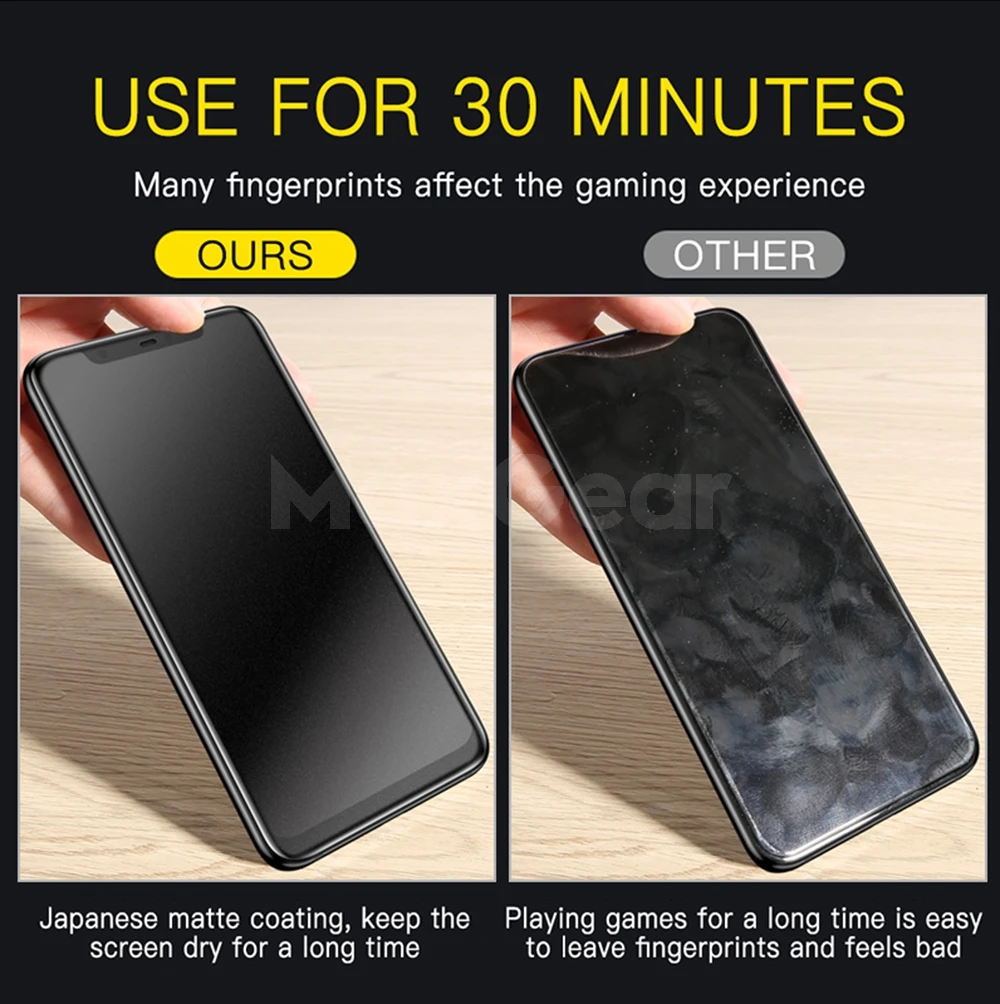 9D Matte Frosted Tempered Glass for Xiaomi Mi 9 8 SE A2 Lite 5X 6X Pocophone F1 Mix 2S Mix3 Full Cover Screen Protector Film