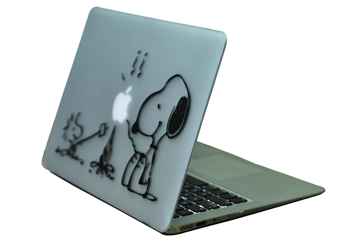 Protective Cover Matte Hard Case Cute Cartoon Design Carry Shell Coque for Macbook Air 11 13