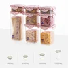 WBBOOMING-caja de plástico saludable para almacenamiento de alimentos, tanque de almacenamiento, recipientes de plástico herméticos, latas selladas para granos de cereales gruesos ► Foto 3/6