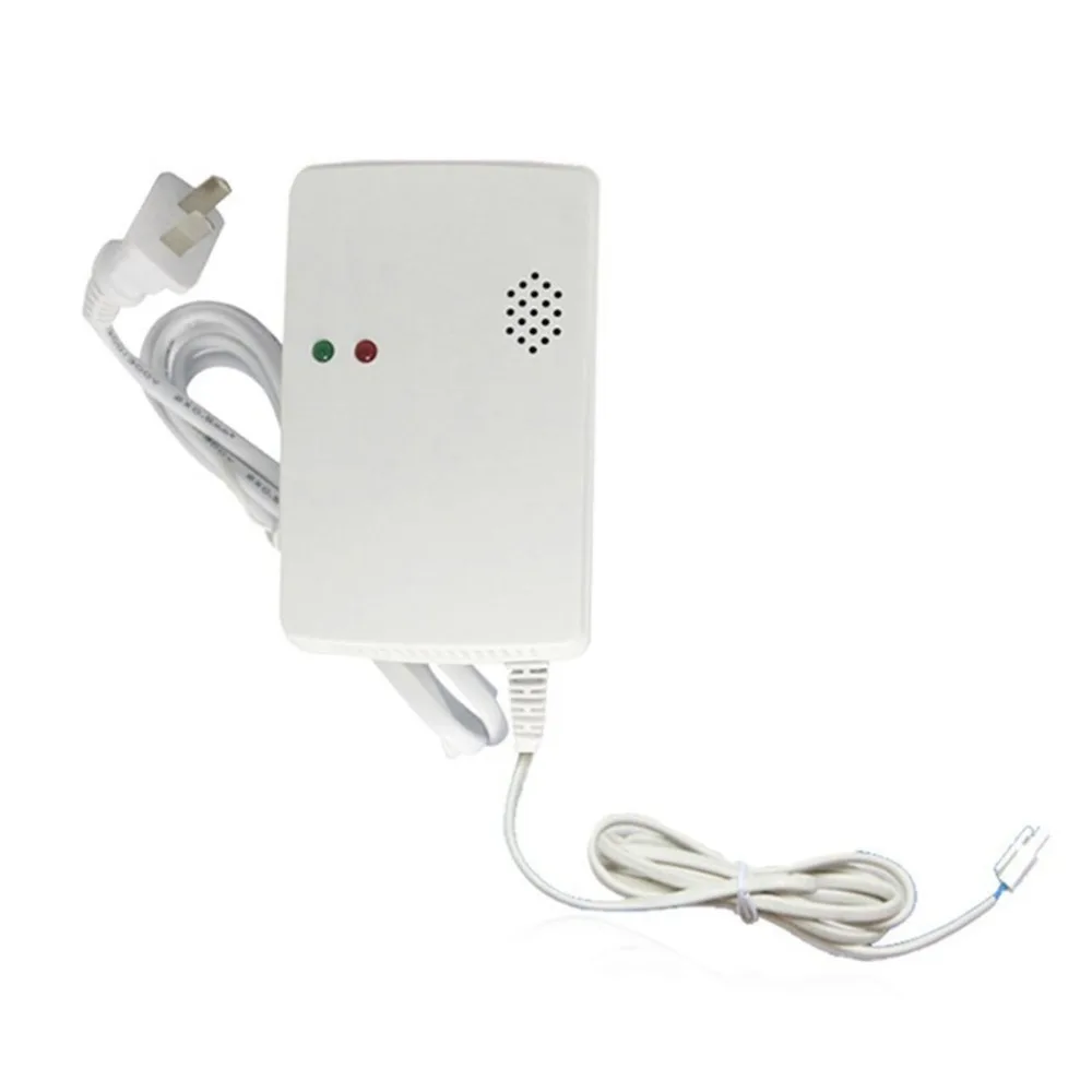 

Combustible Gas Alarm Detector Wall Mounted Liquefied Gas Leak Alert Security System Detector Home Security Fire Protection