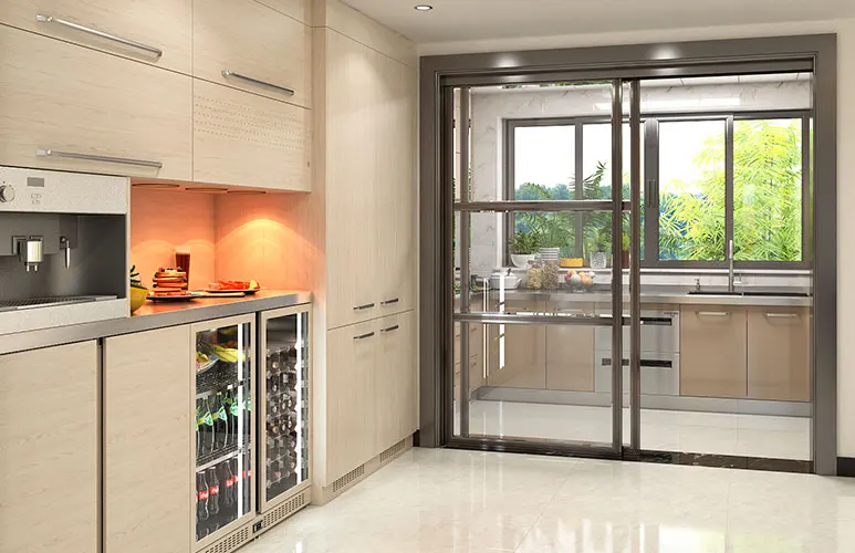 Oppein Wet And Dry Stainless Steel Kitchen Cabinet With Stainless