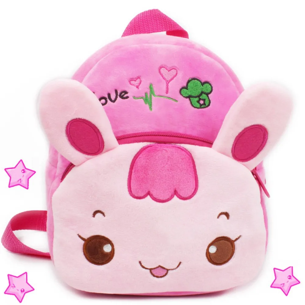 Новая милая детская школьная сумка, плюшевый рюкзак с мультяшными животными для детского сада, подарок для мальчиков и девочек, ПРЕКРАСНАЯ школьная сумка для студентов#20 - Цвет: C