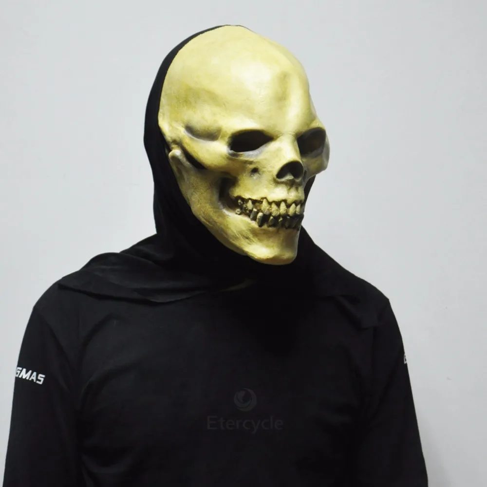 Bloody Zombie mask Creepy Halloween Costume Theater Prop Novelty Latex Rubber