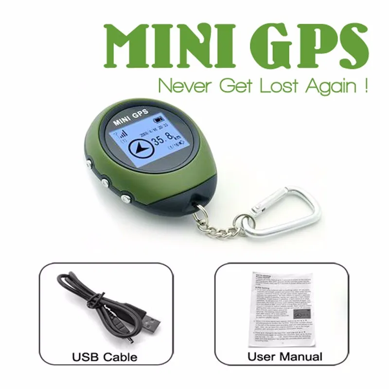 

Waterproof 1.4" Screen Mini GPS Navigation Travel Camping Outdoor Sport Travel Reciever Travel Kits With FCC/CE/Rohs 65*53*21mm