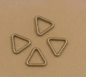 100 шт треугольные петли, прыгающие кольца 5x0,7 мм 10x1 мм, разделенные кольца, ювелирный соединитель, аксессуары для изготовления ювелирных изделий - Цвет: antique bronze