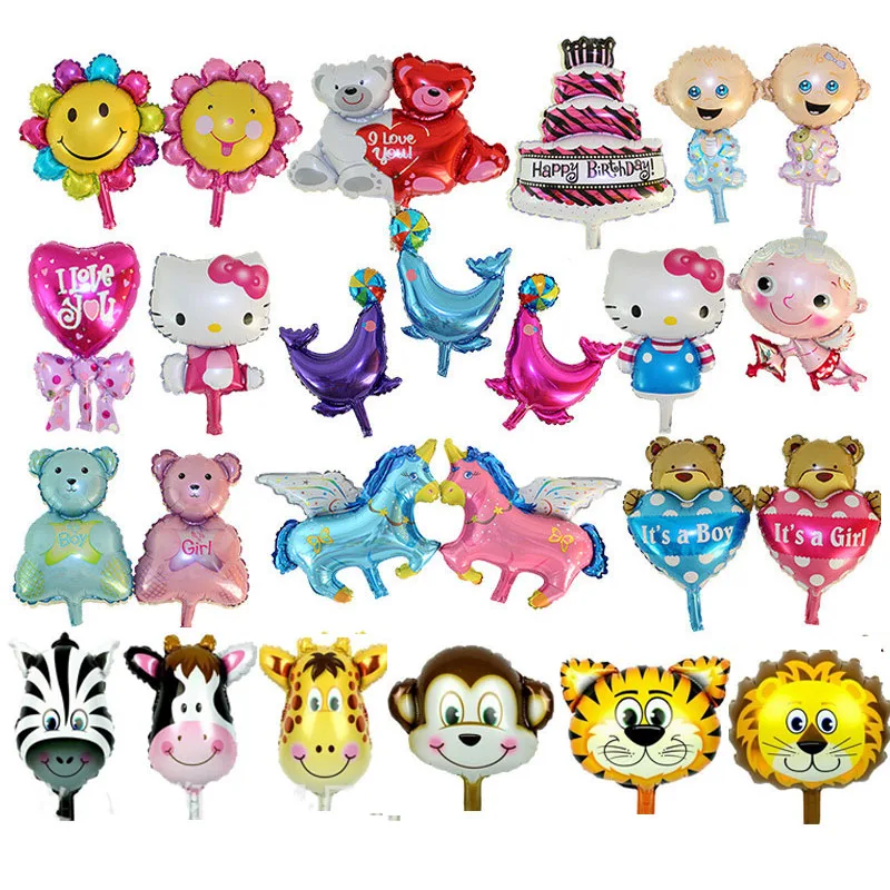 

Mini cartoon Foil Balloons air balloon inflatable classic toys bunch balloons wedding party supplies happy birthday balloons