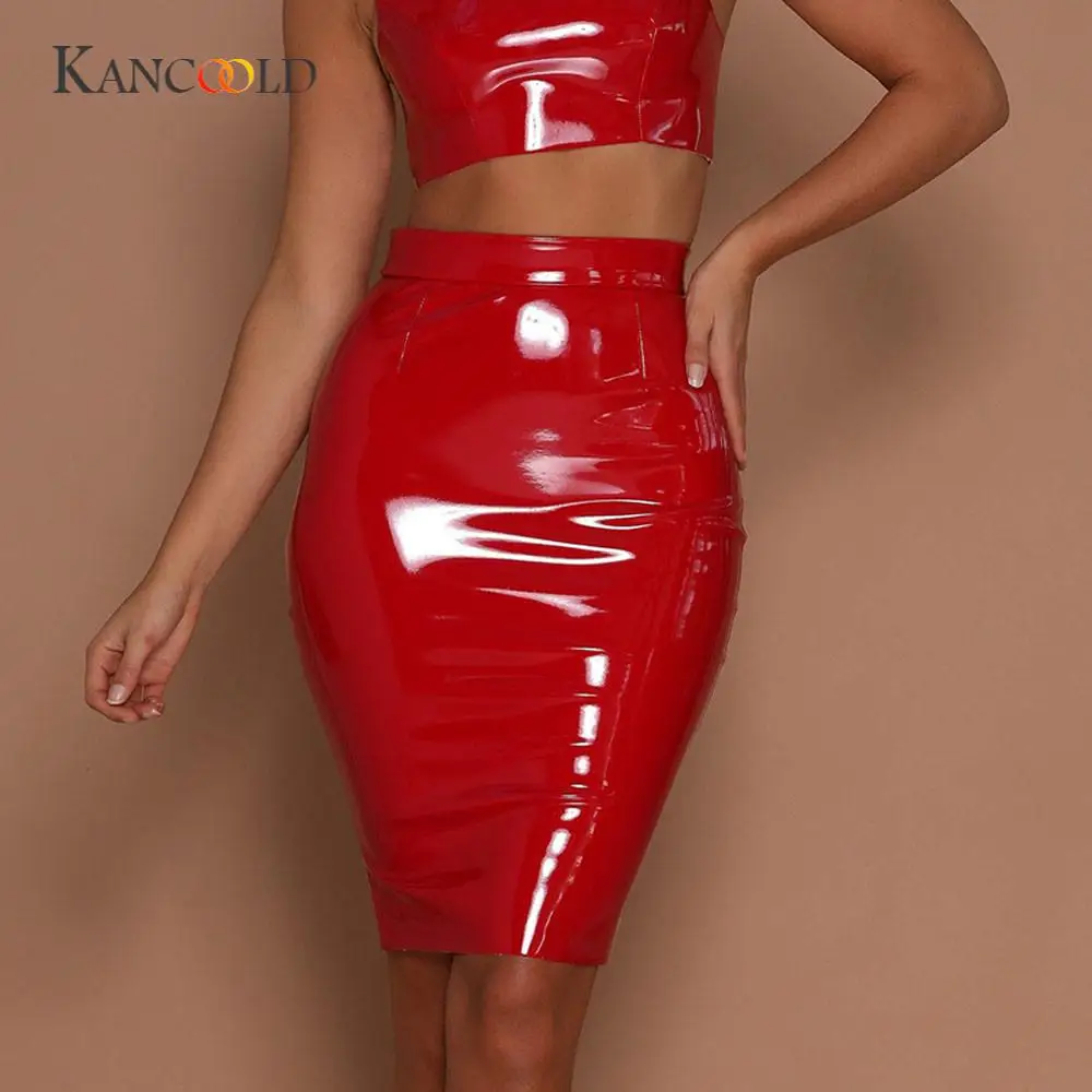 Женские юбки KANCOOLD женские сексуальные для девушек кожаная Сексуальная