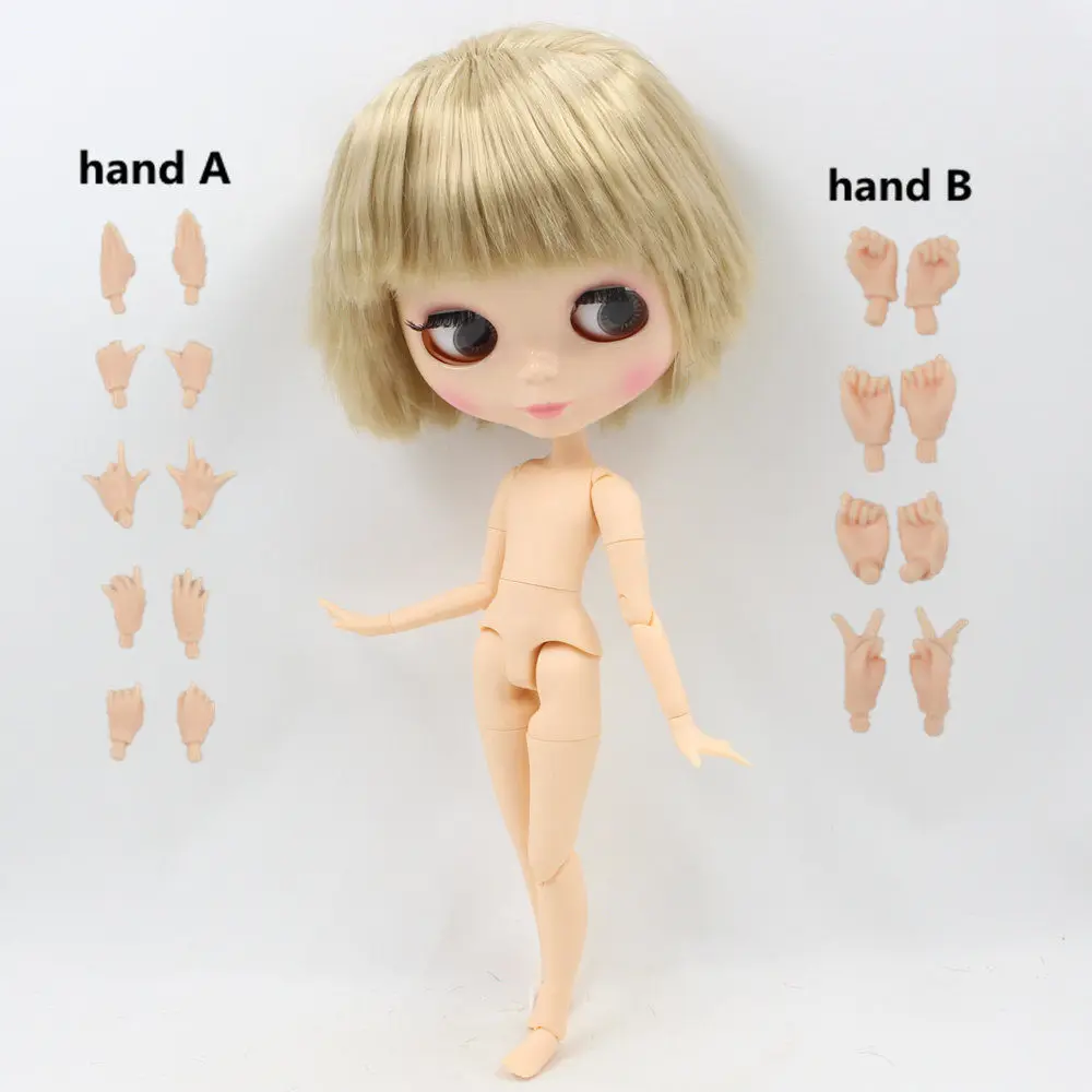 Fortune Days Nude Blyth кукла мужская кукла Серия № BL3227 светлые волосы мужской шарнир тела Подходит для changeBJD Factory Blyth - Цвет: like the picture