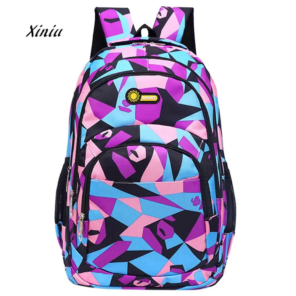 

Women Girls Backpack Camouflage Printing Shoulder Bag Oxford School Bags Teenage Girls Boys School Backpack Students Bags