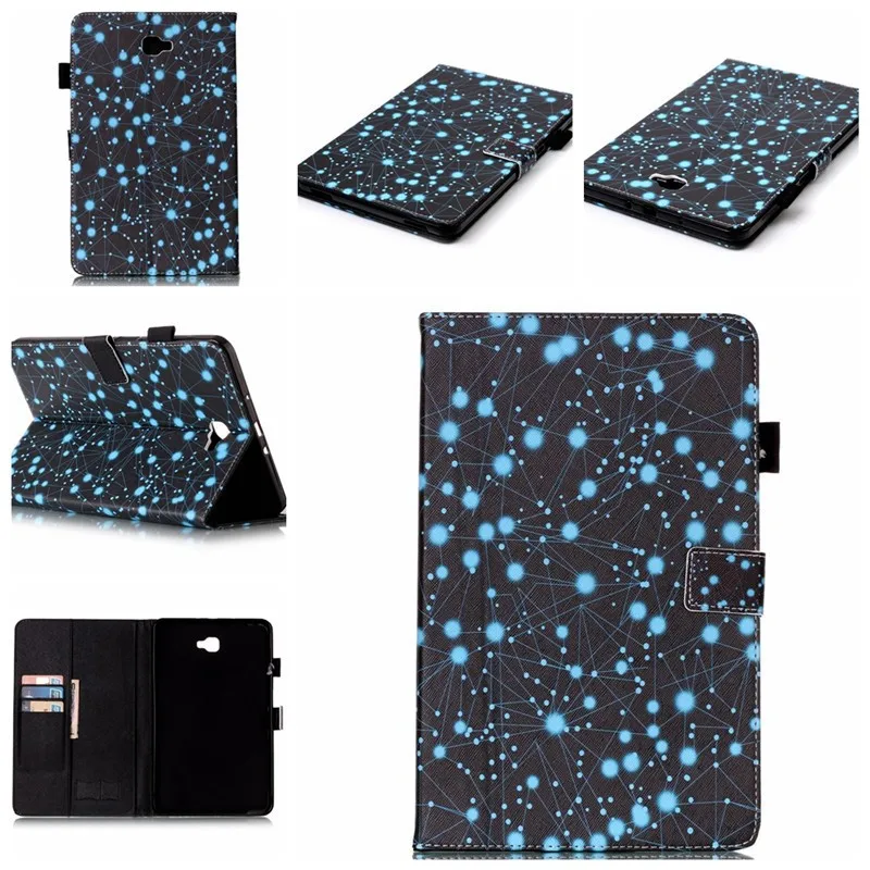 Memory Card Cover For Samsung Galaxy Tab A 10.1 2016 T585 T580 SM-T580 T580N Tablet Wallet Flip PU Leather Stand Case Cover Bag (6)