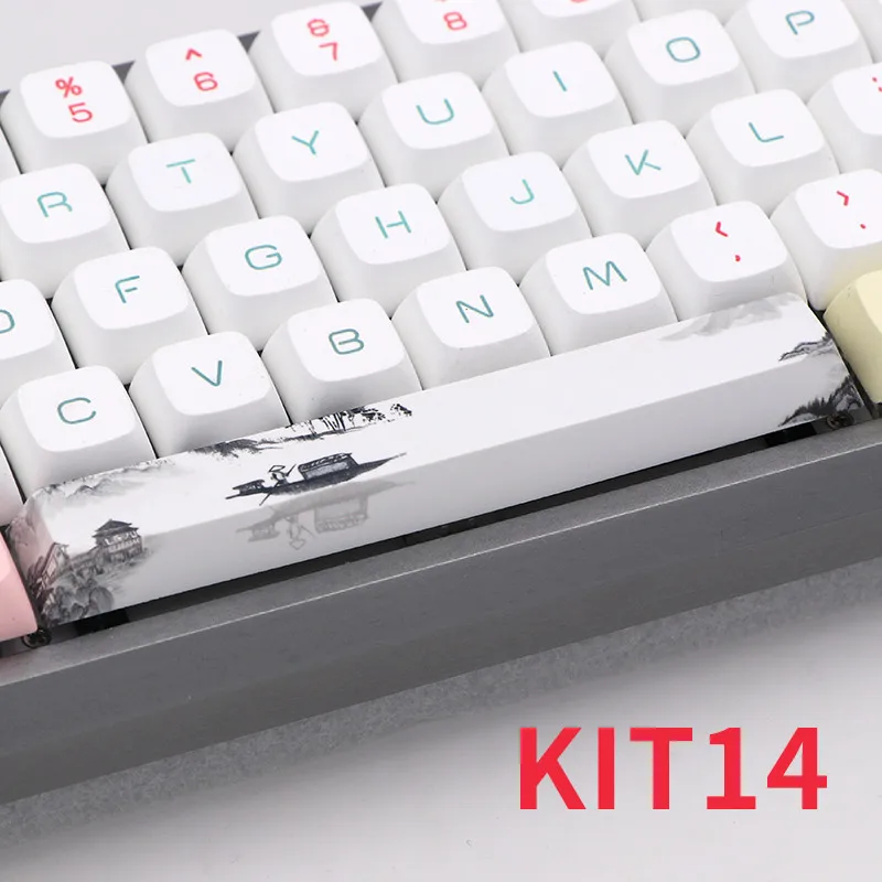 Five sides Dye-subbed PBT Spacebar 6.25U cherry profile keycap for DIY mechanical keyboard