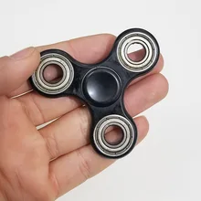 Plastic EDC Fidgets Hand Spinner For Autism and ADHD Children Adults Focus Keep Hands Busy High Quality Tri-Spinner Fidget Toy