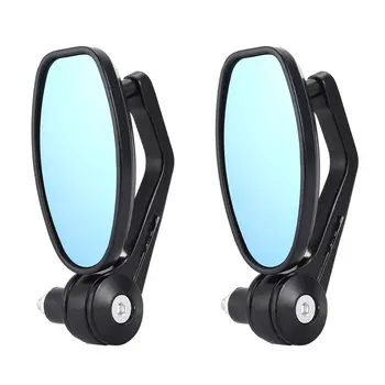 

New 1Pair Motorcycle 7/8" Handle Bar End Rearview Side Mirrors Fit Ducati Honda Yamaha KTM Hot